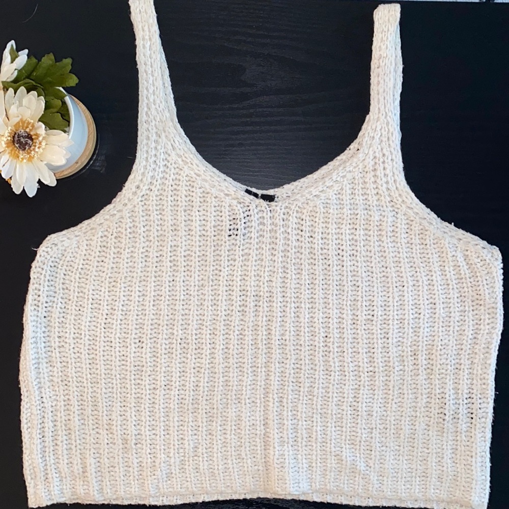 Moon & Madison Swim Cover Crop Top